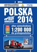 Atlas samochodowy dla profesjonalistów. Polska 1:200 000 + mapa samochodowa Europy 1:3 200 000