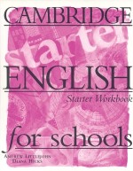 Camb.English for Schools Starter WB