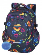 Coolpack Plecak szkolny młodzieżowy Factor RAINBOW HEARTS 86360 (A060)