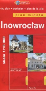 Inowrocław. Plan miasta w skali 1:16 000