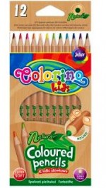 Kredki ołówkowe naturalne 12 kolorów Colorino