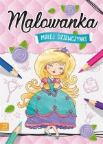 Malowanka małej dziewczynki