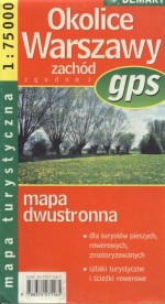 Okolice Warszawy zachód. Mapa turystyczna 1:75 000