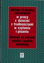 Metoda 18 struktur wyrazowych w pracy z dziećmi z trudnościami... Zestawy do ćwiczeń