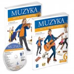 Nuty, smyki i patyki. Klasa 6, szkoła podstawowa. Muzyka. Podręcznik część 1 i 2 (pakiet z CD extra)